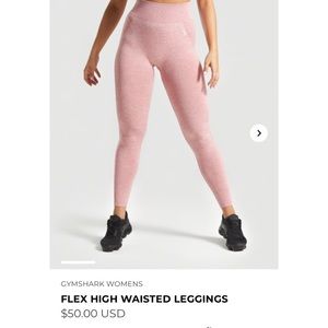 Gymshark leggings - pink (M)